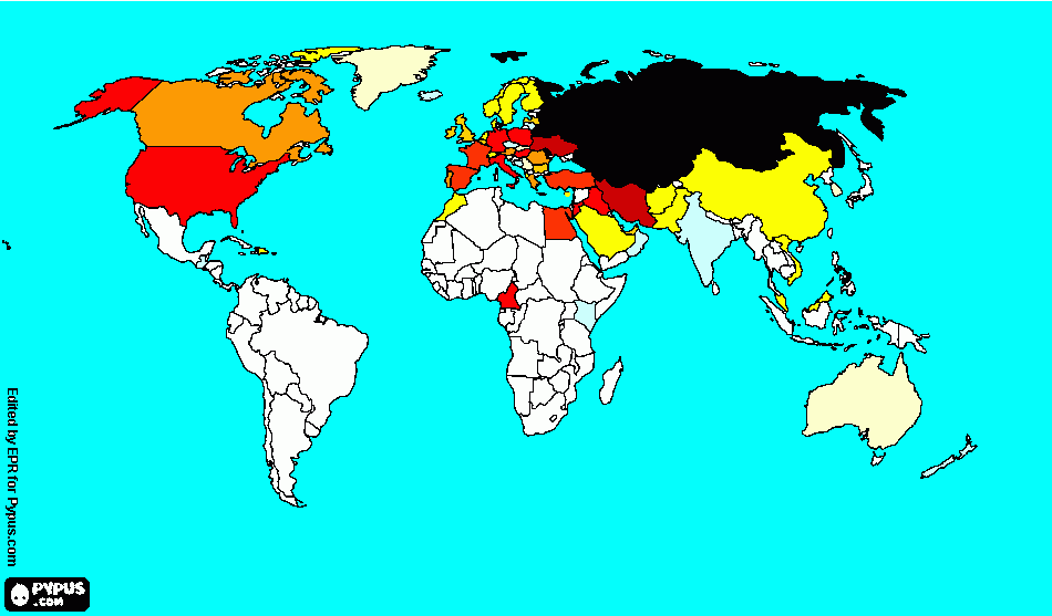 раскраска 2019 мир