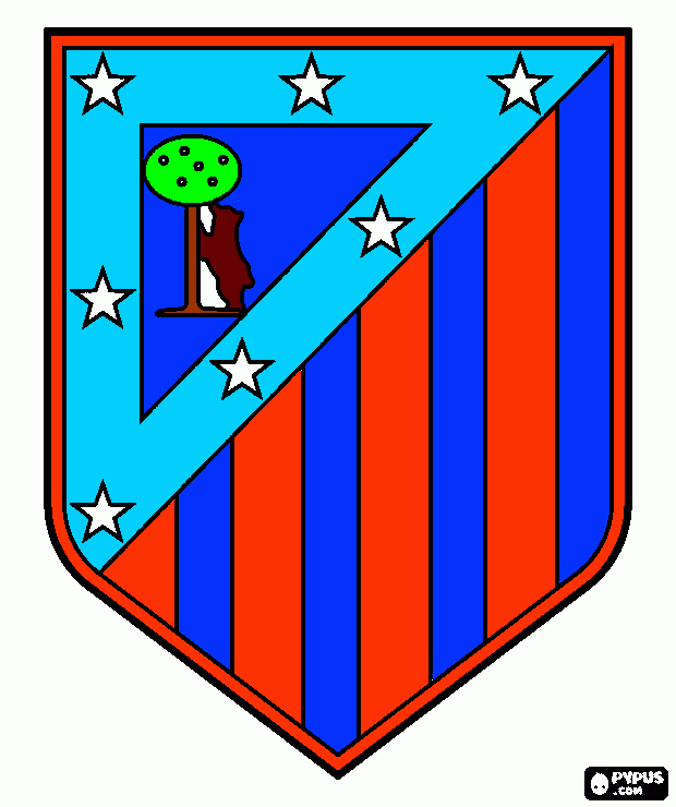 раскраска atletico