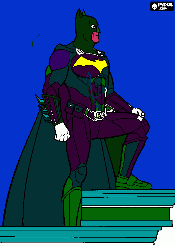 раскраска bat