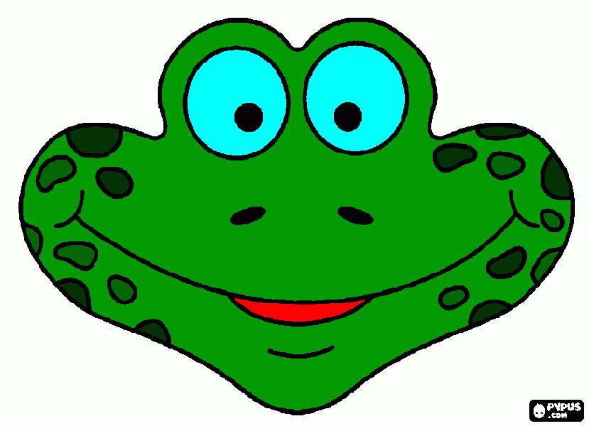 раскраска broasca