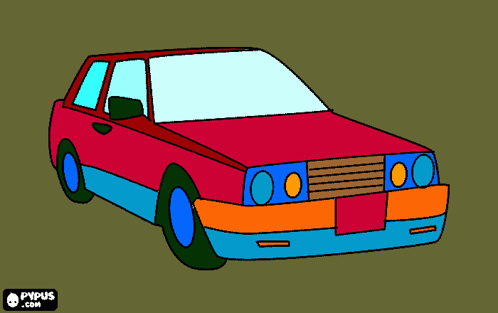 раскраска car