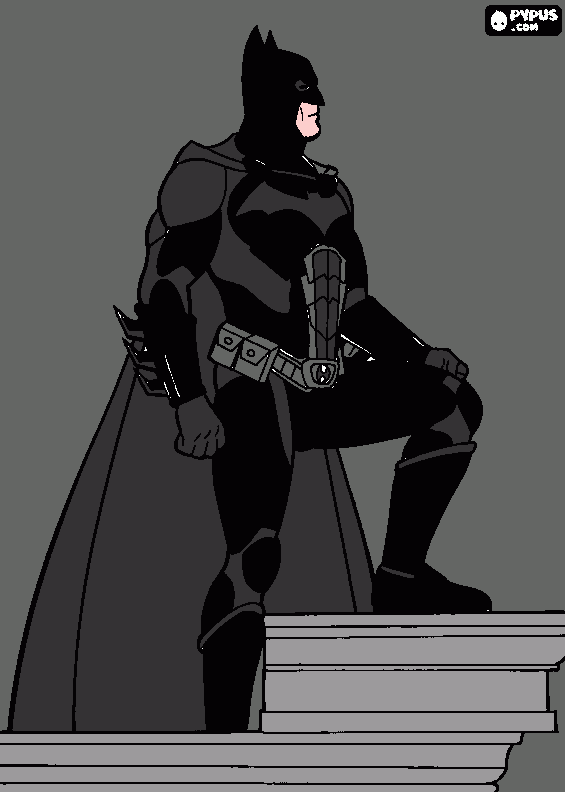 раскраска Dark Knight