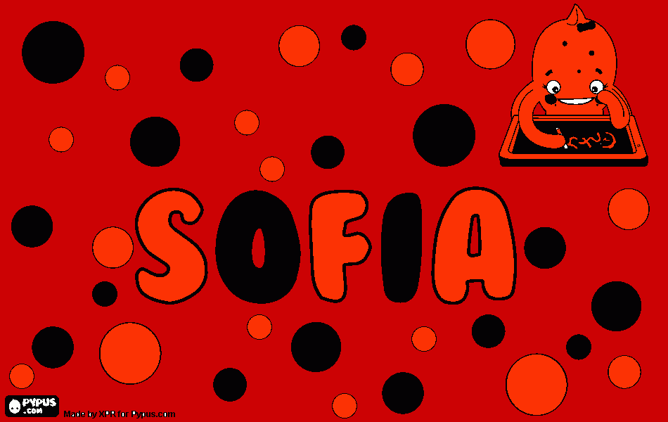 раскраска de sofi