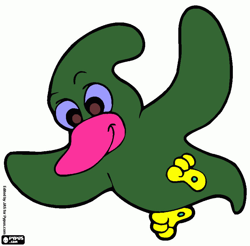 раскраска Dino2