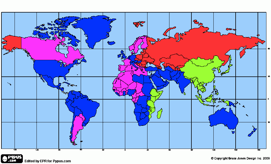 раскраска Earth