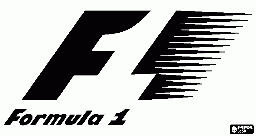 раскраска f1