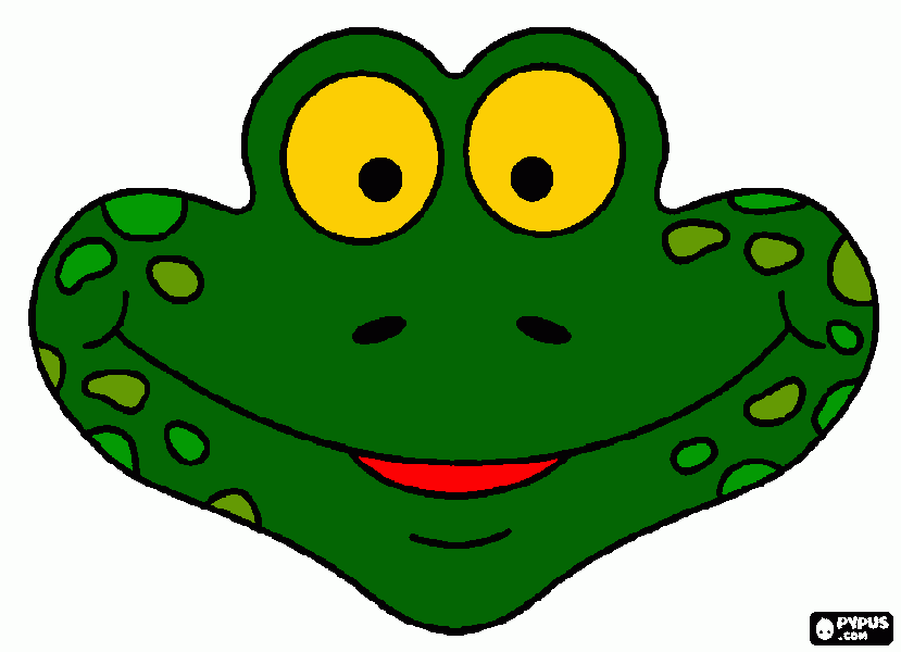 раскраска FROG