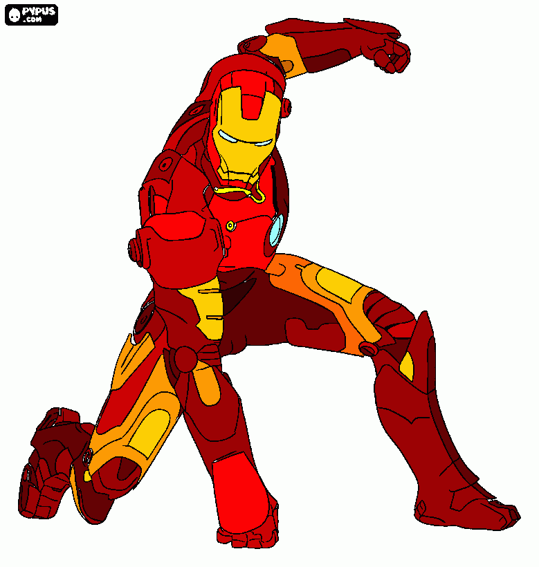 раскраска Iron_Man