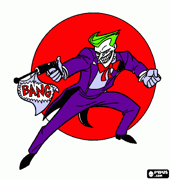 раскраска joker