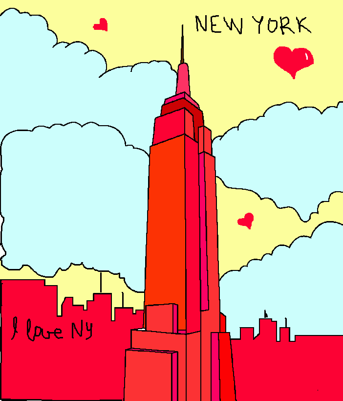 раскраска nyc
