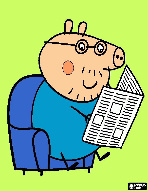 раскраска pIg