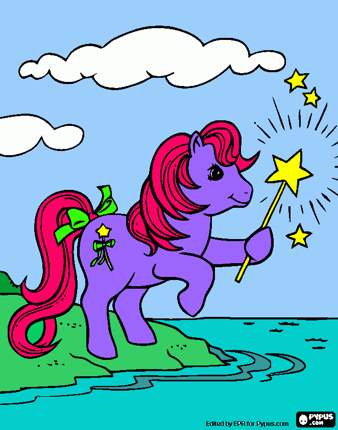 раскраска pony