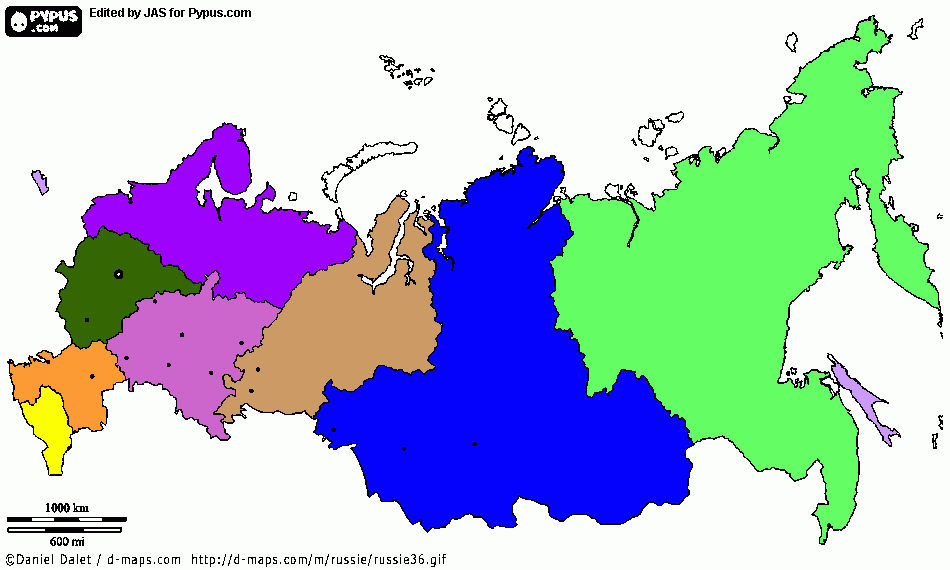 раскраска ru map