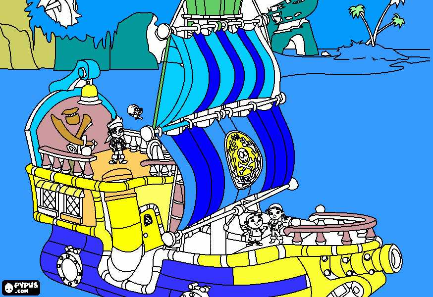 раскраска ship