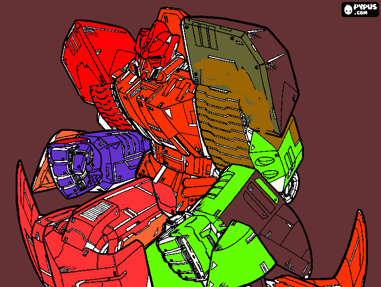 раскраска Transformers