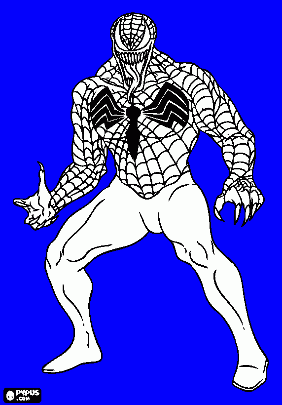 раскраска Venom