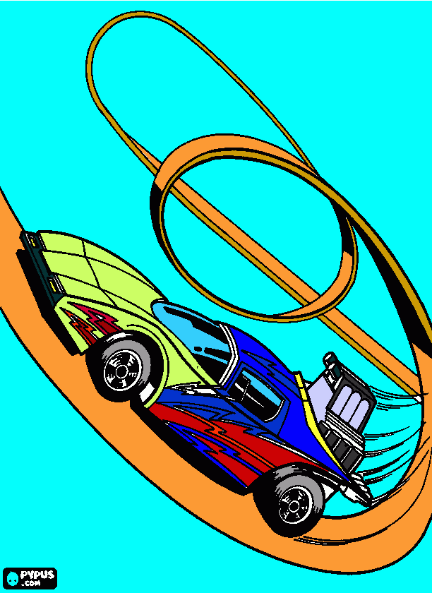 раскраска Мега автомобиль