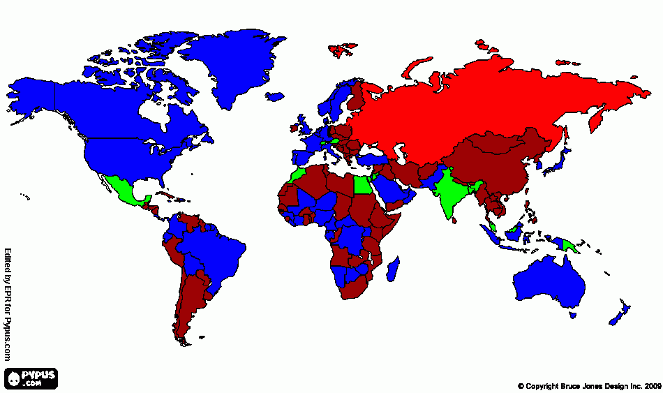 раскраска СССР против США