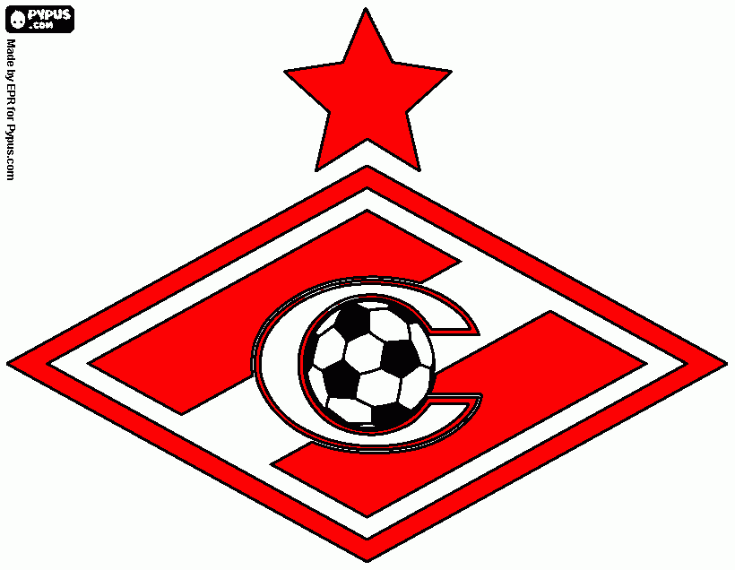 раскраска Спартак