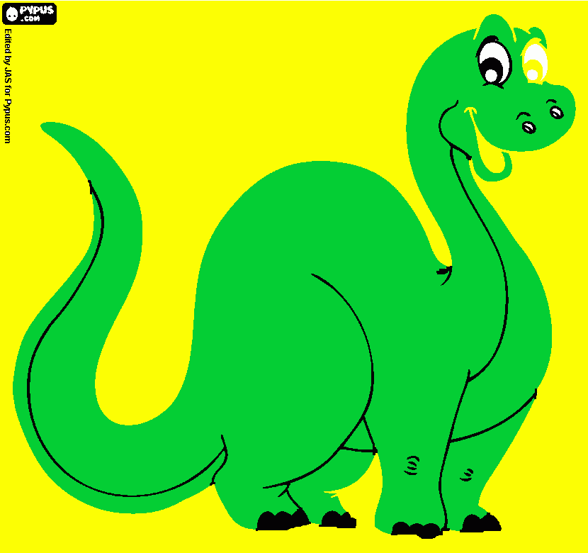 раскраска динозавр Егора