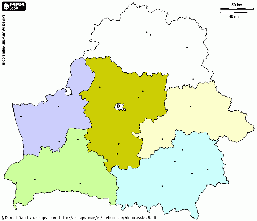 раскраска карта беларуси