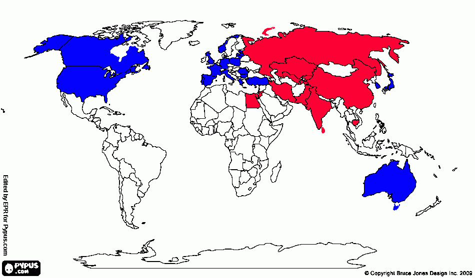 раскраска новая холодная война