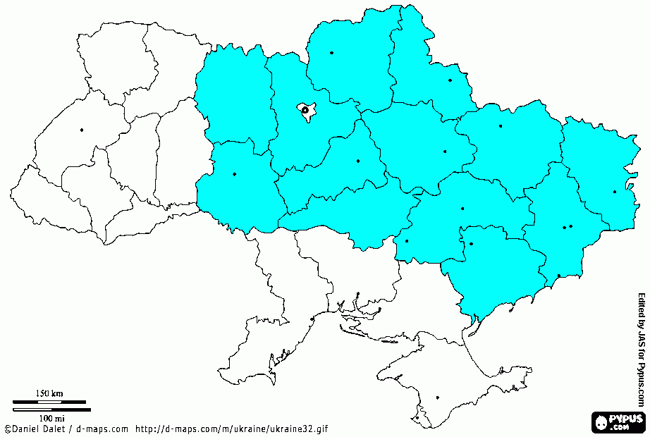 раскраска украина