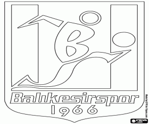 раскраска Balıkesirspor знак