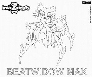 раскраска Beatwidow Max, Invizimals