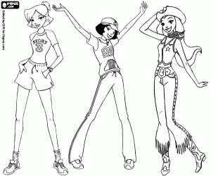 раскраска Clover, Аlex и Sam, герои