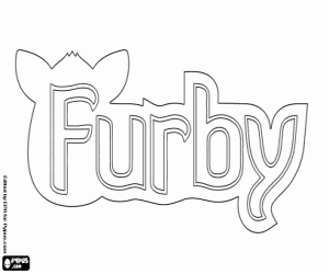 раскраска Furby логотип