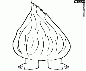 раскраска Fuzzbert, загадочный Тролль