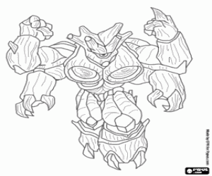 раскраска Gormiti Tasarau