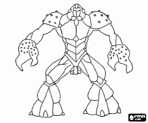 раскраска Gormiti моря, Carrapax