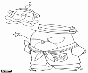 раскраска Hippo и Кура Чан