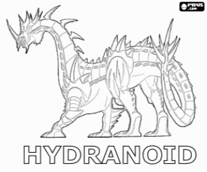 раскраска Hydranoid Bakugan