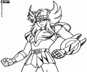 раскраска Hyoga Лебедь