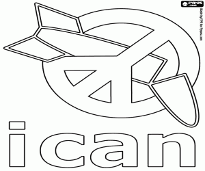 раскраска ICAN, Нобелевской премии мира 2017