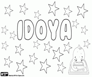 раскраска Idoya, Басков имя