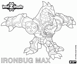 раскраска Ironbug Маx, Invizimal из Японии