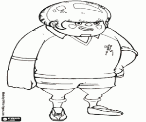 раскраска Jack Wallside Inazuma Eleven