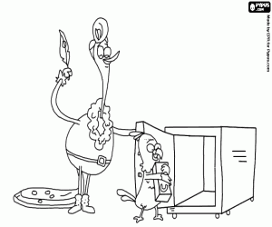 раскраска Jonathan и Поузи от Pet Squad