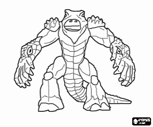 раскраска L'imprevedibile silente, Gormiti