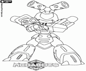раскраска Medabot Metabee