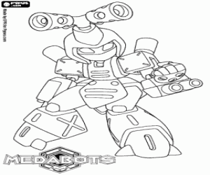 раскраска Metabee, Medabot ИККИ по