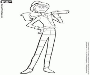 раскраска Once-ler, молодой Дровосек