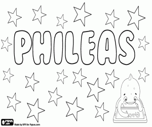 раскраска Phileas, Филеас, очень уникальное название