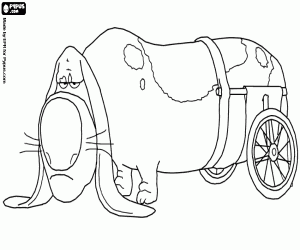 раскраска Pop является пожилых собак