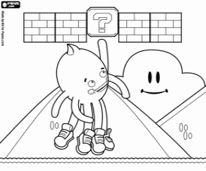 раскраска Pypus в видео-игры