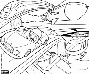 раскраска Pypus и транспорты